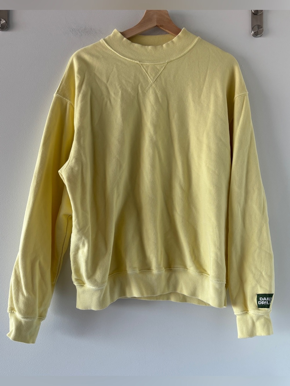 Daily Drills Yellow Mockneck Sweatshirt